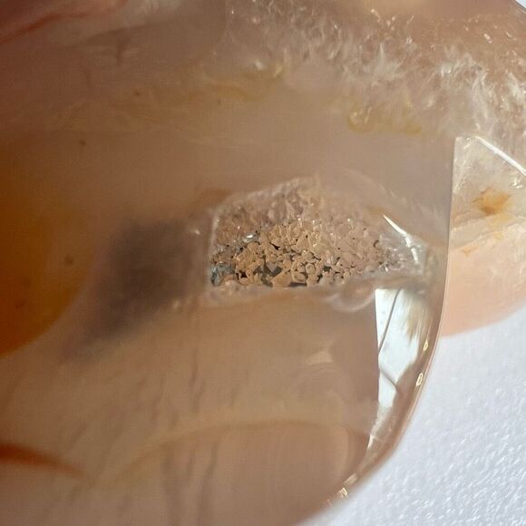 Flower Agate Heart Carving (#1)‎ - Picture 4 of 14